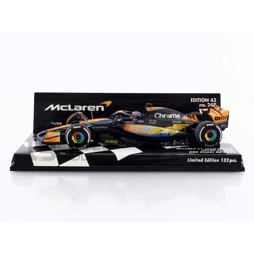 537236681 - MINICHAMPS 1/43 - MCLAREN MCL60 - Abu Dhabi GP 2023 (O