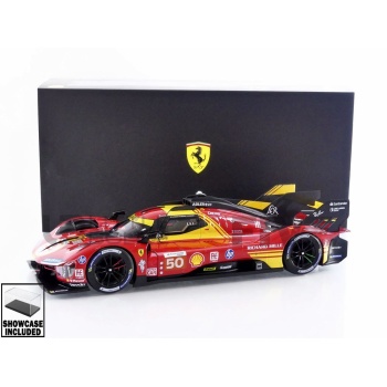 BBURAGO 1/18 - FERRARI 499P 3.0L Turbo V6 - Winner 24h Le Mans 2024