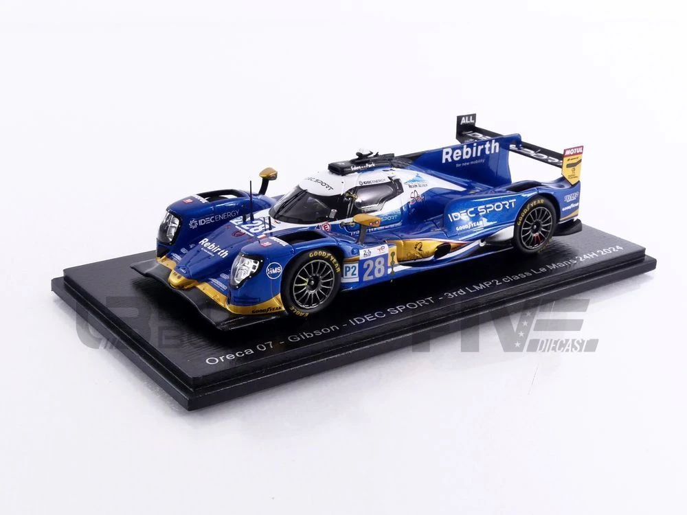 Oreca 07 Gibson IDEC SPORT ミニカー 1/43 S9137 – SPARK 1/43 - ORECA 07 Gibson - 3rd LMP2 Class 24h Le Mans