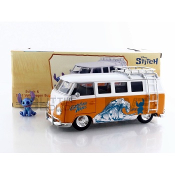 JADA TOYS 1/24 - VOLKSWAGEN Combi Lilo & Stitch with Figure - 1961