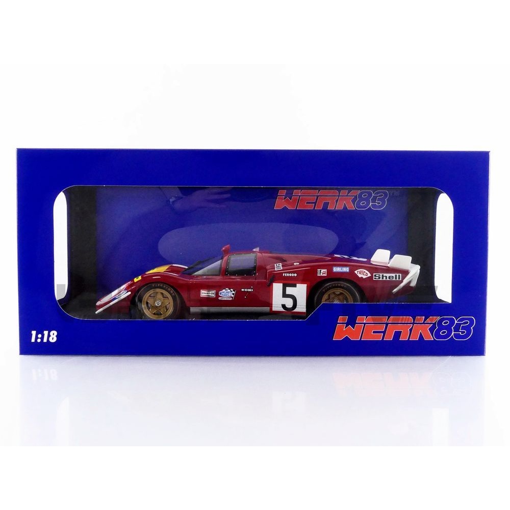 WERK83 1/18 フェラーリ 512S #5 ルマン24H 1970 W18053001 - WERK 83 1/18 - FERRARI 512S - 24h Le Mans 1970