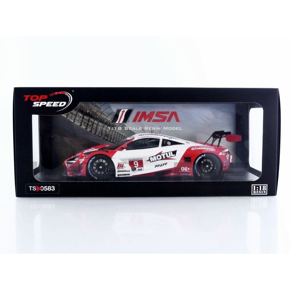 TS0583 – TOP SPEED 1/18 - MCLAREN 720 GT3 Evo - IMSA Monterey Race