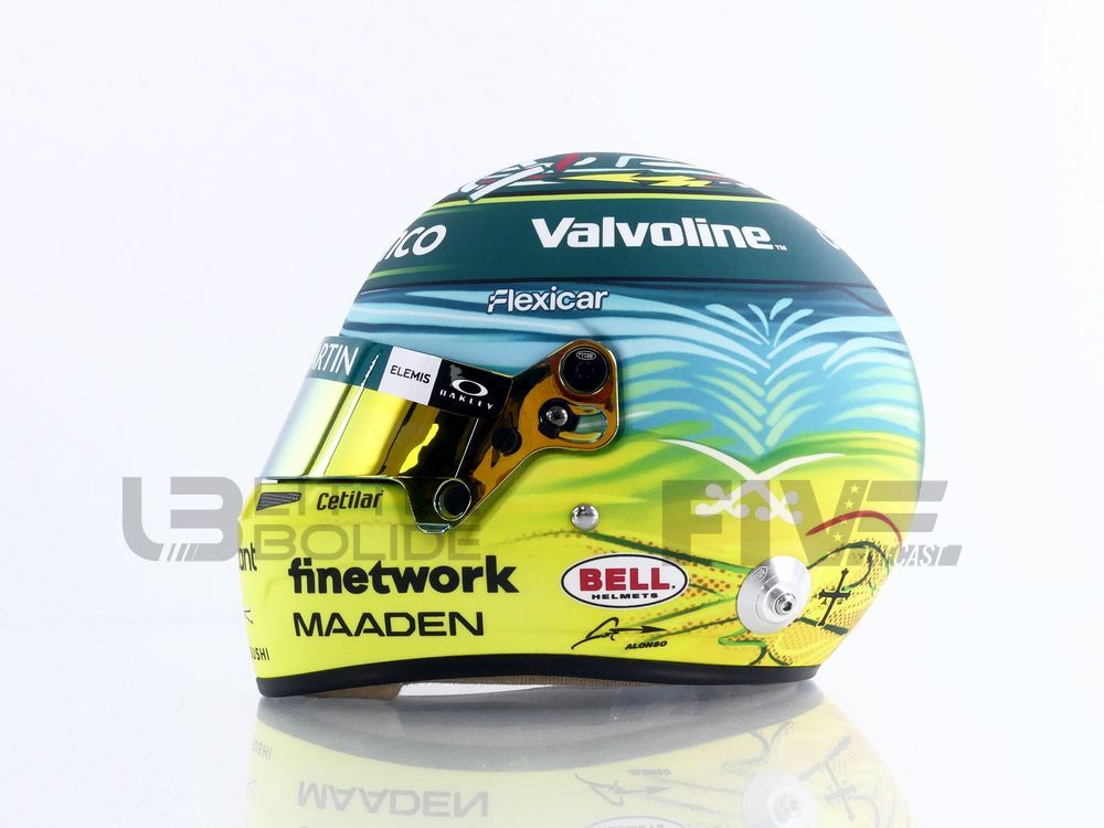 Casque Miniature Fernando Alonso – Toyota Le Mans 2018 – échelle 1/2, Bell, Neuf