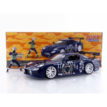 JADA TOYS 1/24 - MAZDA RX-7 with Kakashi Hatake Figure - 1993