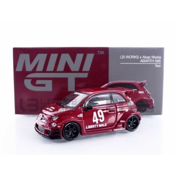 MINI GT 1/64 - FIAT Abarth 595 LB-Works x Abas - 2024