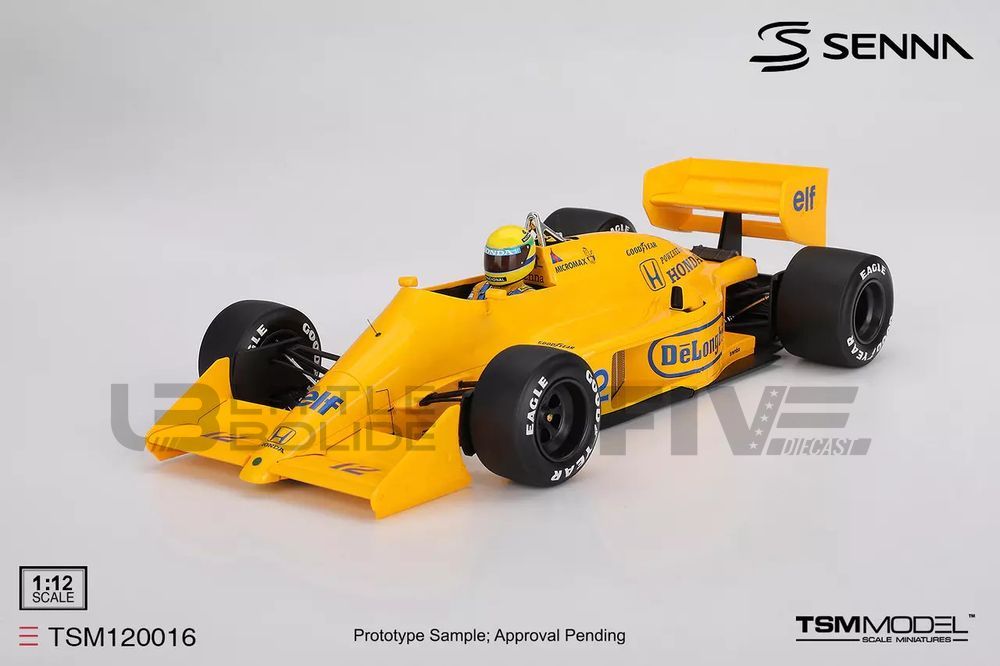 TRUESCALE MINIATURES 1/12 - LOTUS 99T - Winner Monaco GP 1987 (A. Senna)