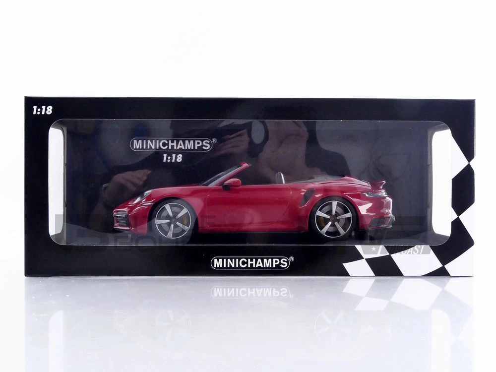155069084 - MINICHAMPS 1/18 - PORSCHE 911 (992) Turbo S Cabriolet