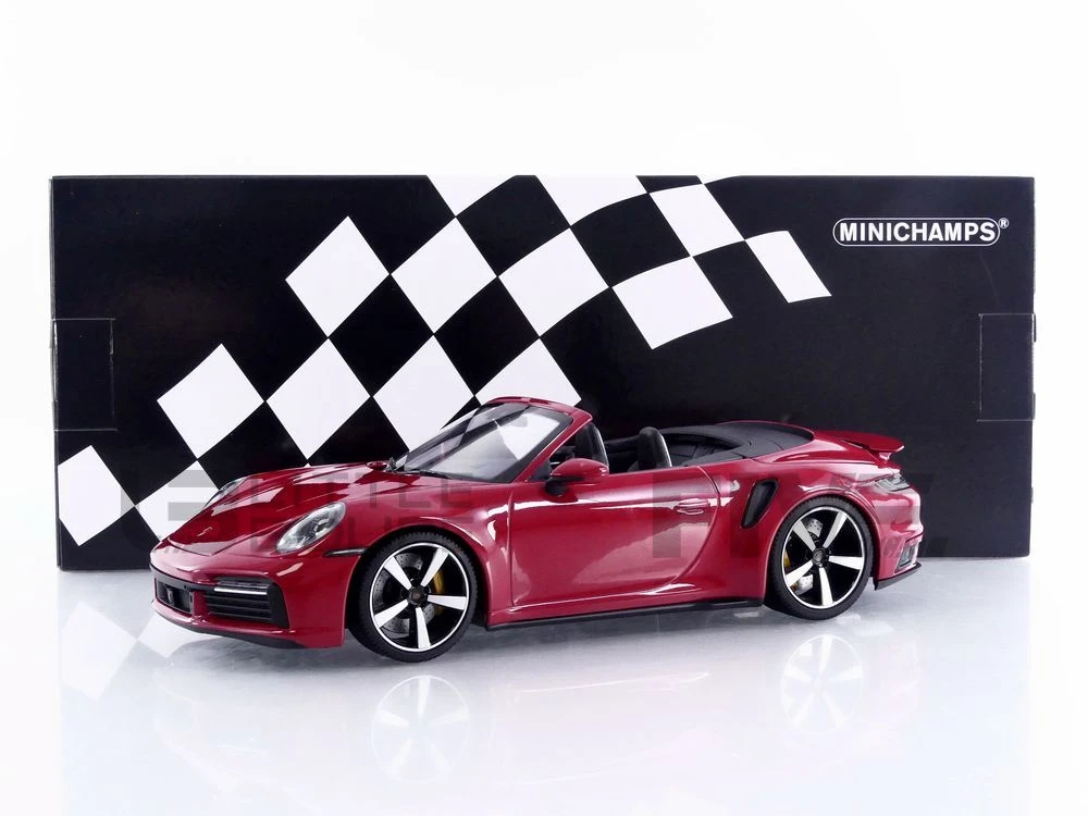 ミニカー MINICHAMPS Porsche 911 turbo Cabriolet 155069084 - MINICHAMPS 1/18 - PORSCHE 911 (992) Turbo S Cabriolet