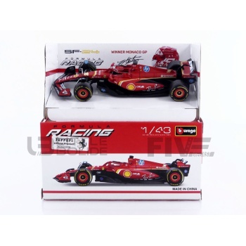 BBURAGO 1/43 - FERRARI SF-24 - Winner Monaco GP 2024 (C. Leclerc)