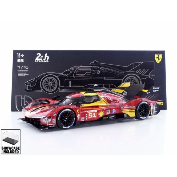 BBURAGO 1/18 - FERRARI 499P 3.0L Turbo V6 - 3rd 24h Le Mans 2024