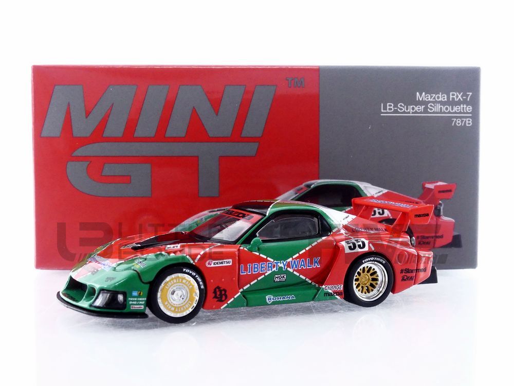 MINI GT 1/64 - マツダ RX-7 FD3S LB-スーパーシルエット 787B TAS - 2024 - Little Bolide