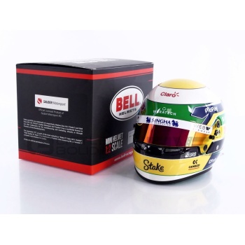 MINI HELMET 1/2 - CASQUE Gabriel Bortoleto - Stake F1 2025