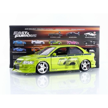 JADA TOYS 1/24 - MITSUBISHI Lancer Evo VII - Brian Fast and Furious