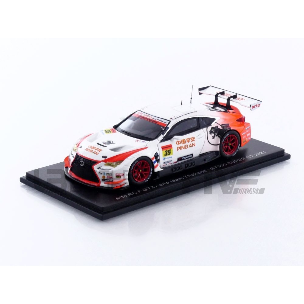 SGT015 – SPARK 1/43 - LEXUS RC F GT3 - Super GT 2021 - Little Bolide