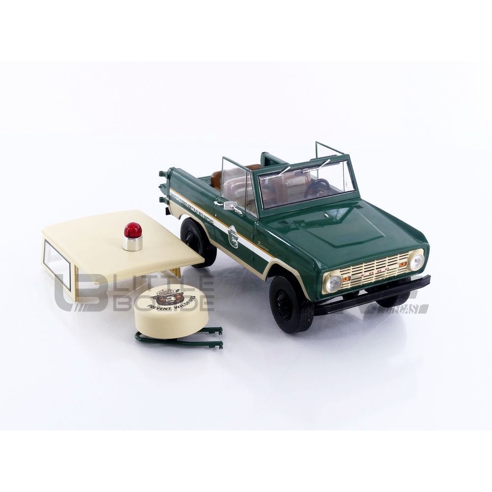 19143 - GREENLIGHT COLLECTIBLES 1/18 - FORD Bronco - Smokey Bear
