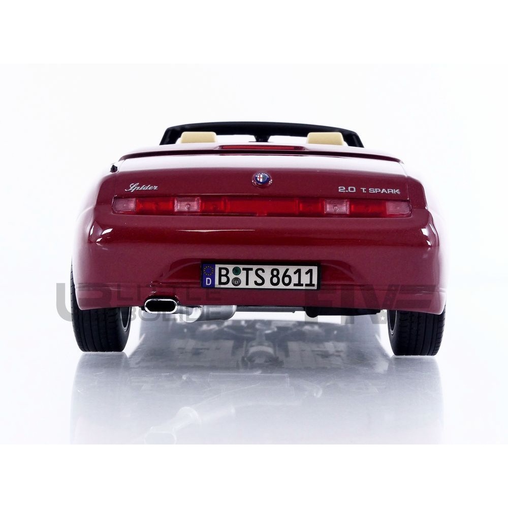 NOREV 187852 Alfa Romeo Spider 1999 Rouge - Mini Voiture Collection échelle 1/18 Neuve Sous Blister