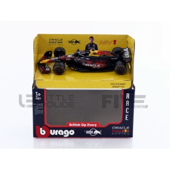 BBURAGO 1/43 - RED BULL RB20 - British GP 2024 (M. Verstappen)