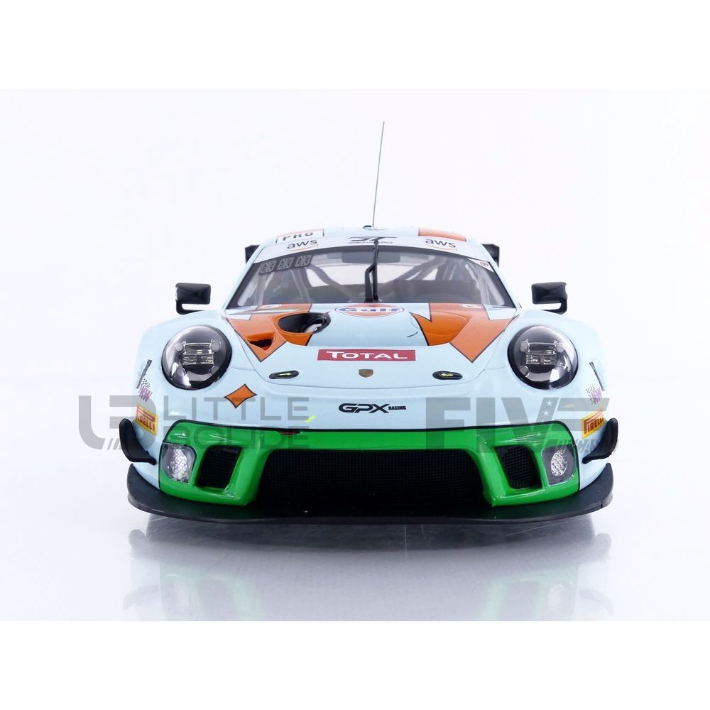 LEGT18-20012 – IXO 1/18 - PORSCHE 911 GT3 R Gulf - 24h Spa 2020
