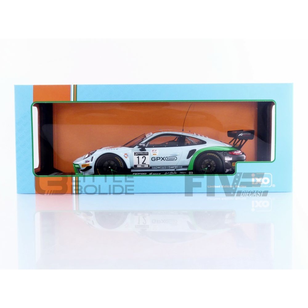 LEGT18-20012 – IXO 1/18 - PORSCHE 911 GT3 R Gulf - 24h Spa 2020