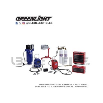 GREENLIGHT COLLECTIBLES 1/18 - ACCESSOIRES Shop Tool Set 1 - NHRA