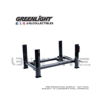 GREENLIGHT COLLECTIBLES 1/18 - ACCESSOIRES Pont Elevateur 4 Colonnes - Evergreen
