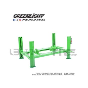 GREENLIGHT COLLECTIBLES 1/18 - ACCESSOIRES Pont Elevateur 4 Colonnes - Evergreen