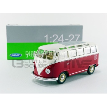 WELLY 1/24 - VOLKSWAGEN Combi T1 Bus Samba - 1963