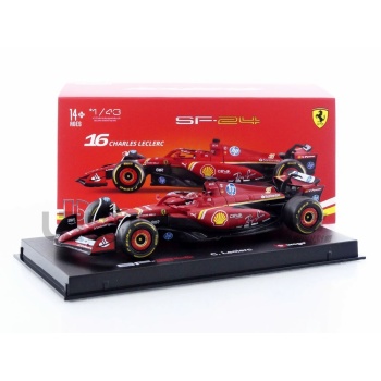 BBURAGO 1/43 - FERRARI SF-24 - Winner Monaco GP 2024 (C. Leclerc)
