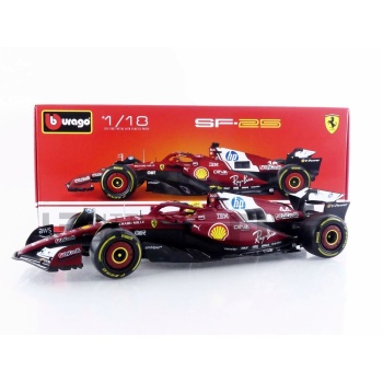 BBURAGO 1/18 - FERRARI SF-25 - Season Car 2025 (L. Hamilton)