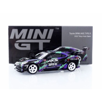MINI GT 1/64 - TOYOTA GR86 HKS Type R - 2022