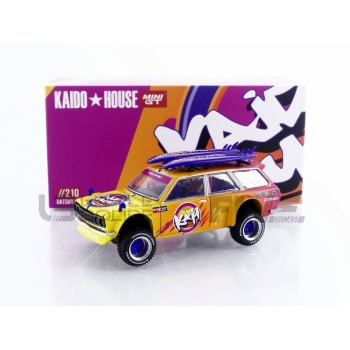 MINI GT 1/64 - DATSUN 510 Wagon 4x4 Kaido Islands V1 - 1969