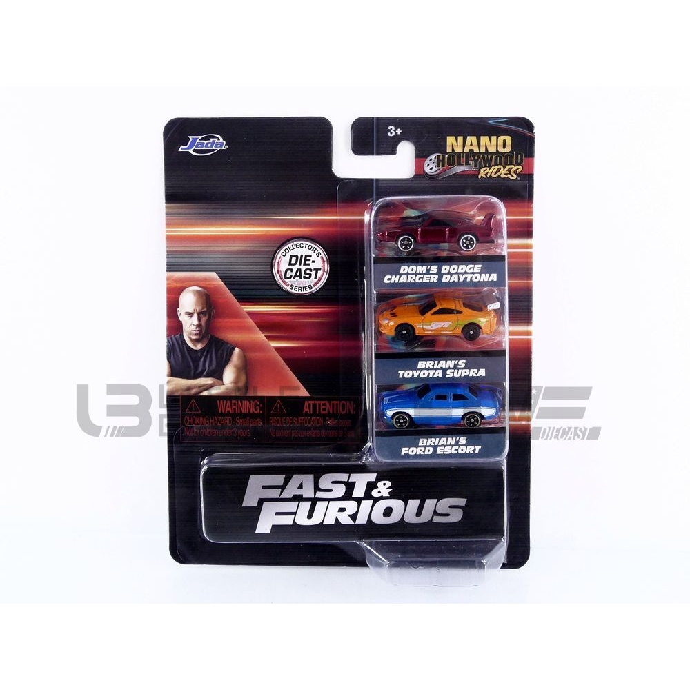 31124 – JADA TOYS 1/87 - JEEP 3 Cars Set Fast and Furious - Nano