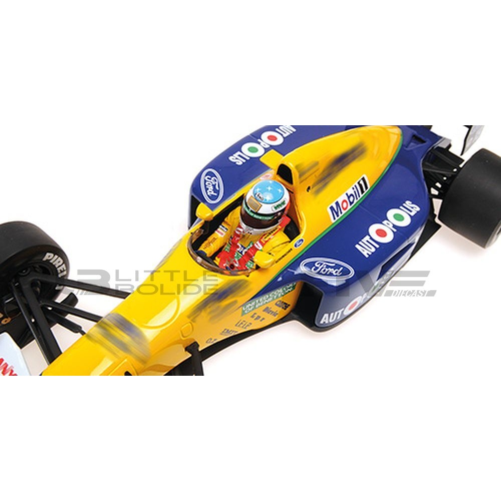 Miniature MINICHAMPS F1 Benetton Ford B191B N°20 1992, M. Brundle, échelle 1/18