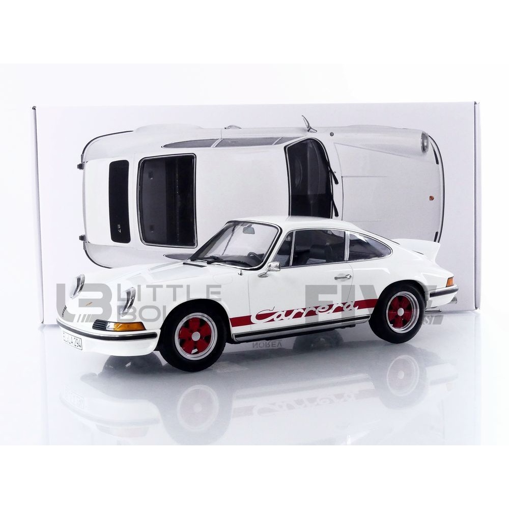 Welly Modellino Porsche 911 Carrera S - Bianco - Auto Giocattolo Da Collezione 1:24