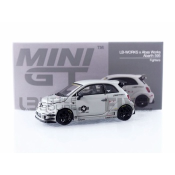 MINI GT 1/64 - FIAT Abarth 595 LB-Works x Abas Works Fighters - 2024