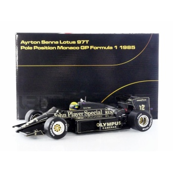 WERK 83 1/18 - LOTUS Renault 97T - Monaco GP 1985 (A. Senna)