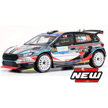 IXO 1/18 - SKODA Fabia RS Rally2 - Rallye Canary Island 2025