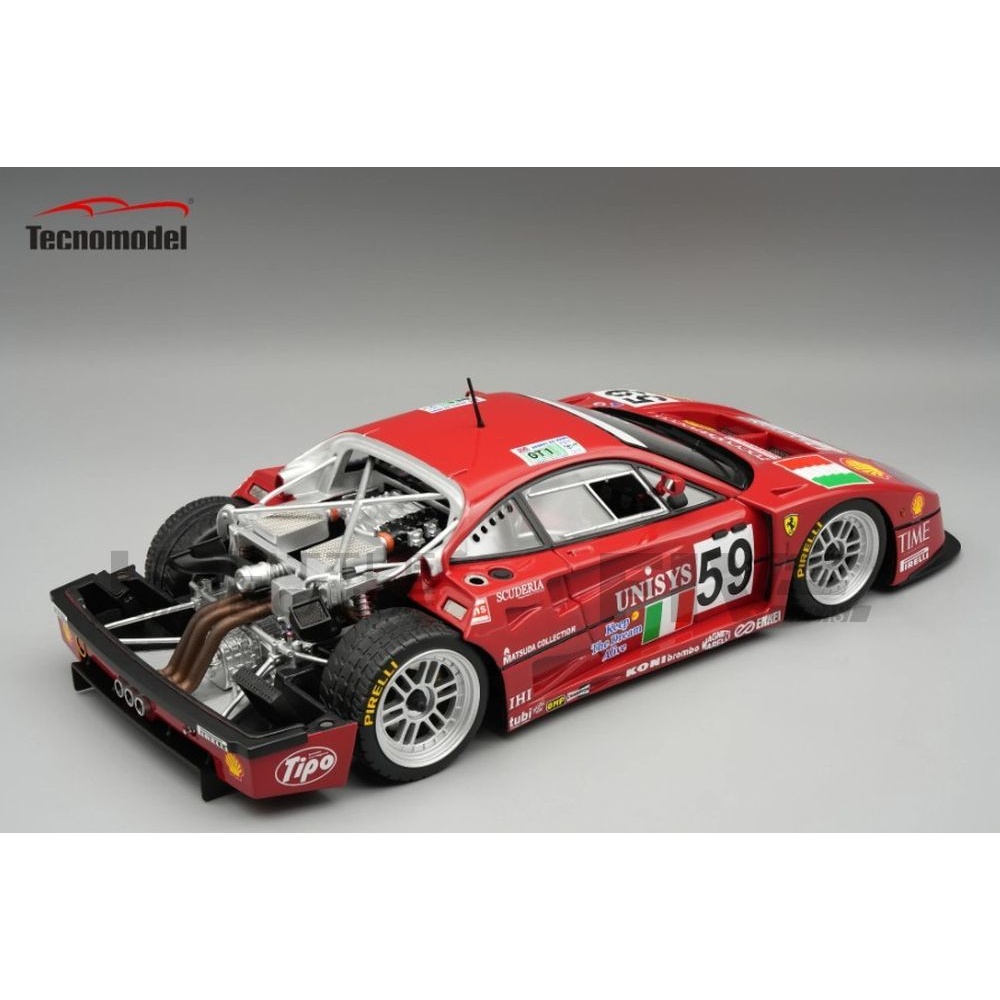 TM18429A – TECNOMODEL MYTHOS 1/18 - FERRARI F40 LM - 24h Le Mans
