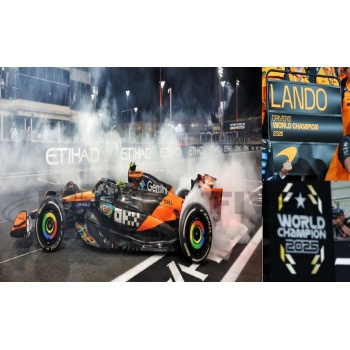 MINICHAMPS 1/43 - MCLAREN MCL39 - Abu Dhabi GP World Champion 2025 (L. Norris)