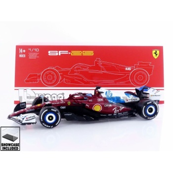 BBURAGO 1/18 - FERRARI SF-25 - Miami GP 2025 (C. Leclerc)