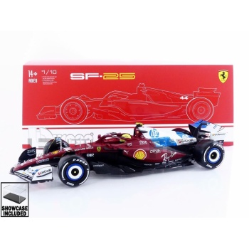 BBURAGO 1/18 - FERRARI SF-25 - Miami GP 2025 (L. Hamilton)