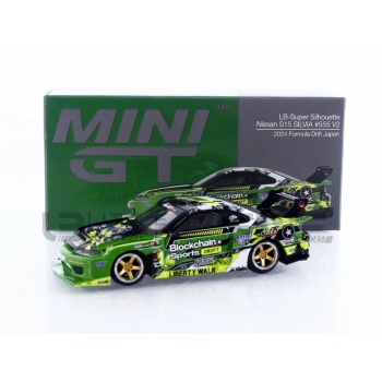 MINI GT 1/64 - NISSAN Silvia S15 LB-Super Silhouette Formula Drift 2024
