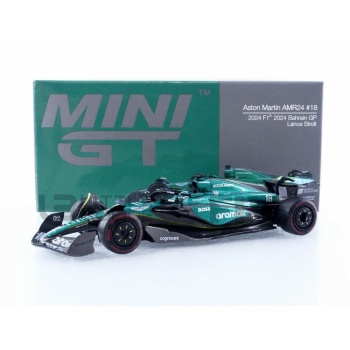 MINI GT 1/64 - ASTON MARTIN AMR24 - Bahrain GP 2024 (L. Stroll)