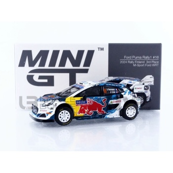 MINI GT 1/64 - FORD Puma Rally1 - 3rd Rallye Finland 2024