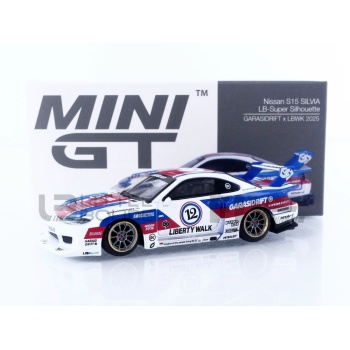 MINI GT 1/64 - NISSAN Silvia S15 LB-Super Silhouette Garasdrift - 2024