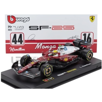 BBURAGO 1/43 - FERRARI SF-25 - Italian GP 2025 (L. Hamilton)