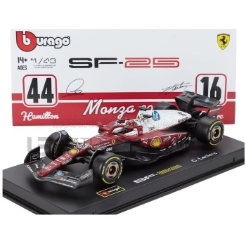 BBURAGO 1/43 - FERRARI SF-25 - Italian GP 2025 (L. Leclerc)