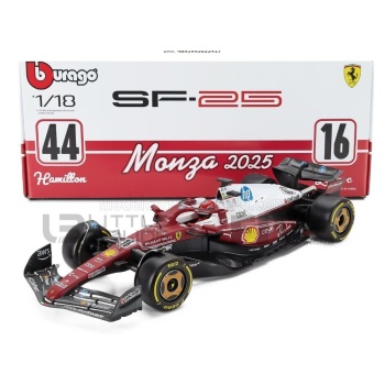 BBURAGO 1/18 - FERRARI SF-25 - Italian GP 2025 (L. Leclerc)