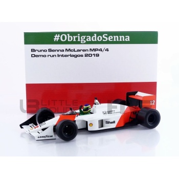 WERK 83 1/18 - MCLAREN Honda MP4/4 - Demo Run Interlagos 2019 (B. Senna)