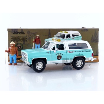 JADA TOYS 1/24 - CHEVROLET Blazer with Bear Figure - 1980